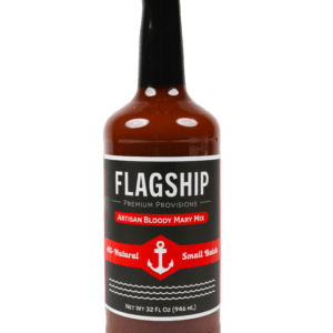 A bottle of hair dye with the word flagship on it.