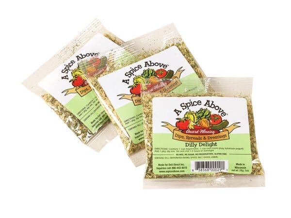 Three packages of a spice alene