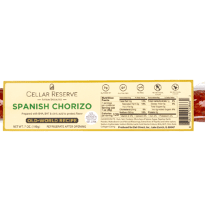 A spanish chorizo with transparent background
