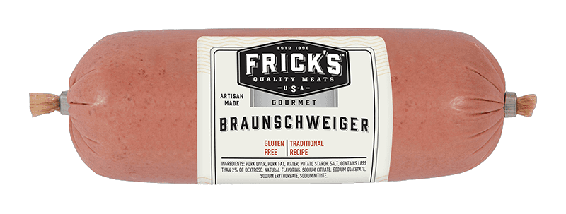 Frick's Quality Meats Gourmet Braunschweiger - 1 lb.
