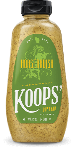 Koop's horseradish mustard.