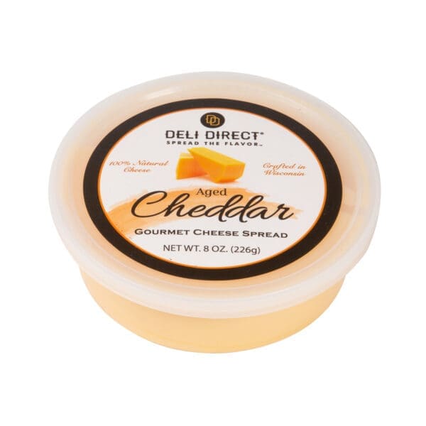 Deli Direct Aged Cheddar 8oz Spread